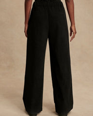 High-Waisted Corduroy Wide-Leg Pants
